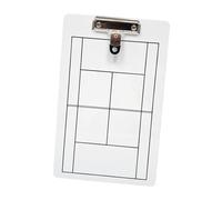 Ronyme Tableau de démonstration de Jeu de Tennis en PVC, Accessoire Double Face inscriptible pour l'entraînement de Match, Polyvalent avec Stylo