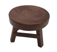 Ronyme Tabouret rehausseur en Bois pour Plantes, Support de Pot Rond Rustique Moderne et Robuste pour Chambre à Coucher, Ferme, extérieur, Salle de Bain,