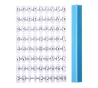 Ronyme Tampons à biscuits en forme de lettres et de chiffres, faciles à utiliser, grande durabilité et multifonctionnels pour la décoration de gâteaux en