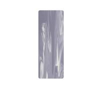 Ronyme Tapis d'Exercice en Caoutchouc Antidérapant Double Face Surface Texturée en Fibre de Rembourrage Épais pour Confort Adapté à la Pratique Du Pilates Exercices à Domicile, Violet Gris Et Blanc