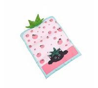 Ronyme Tapis Rafraîchissant pour Animaux Tapis de Refroidissement Coussin de Sommeil Respirante Lit Été Étanche en PVC Lavable d'un Coup Adapté aux Chats, L 62-82cm