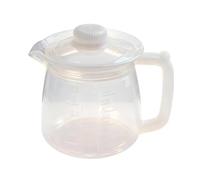 Ronyme Théière, cafetière, distributeur d'huile, pichet à eau/lait/bouteille multifonction en silicone, étanche, pour la cuisine, le bureau et les jus de, Clair