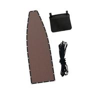 Ronyme Tissu de Remplacement pour Chaise Longue Suspendue avec Cordon de 12 m, Protection Solaire pour Patio, réparation pour Chaise Longue incurvée, hamac, Café avec Poche