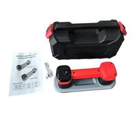 Ronyme Ventouse Électrique pour Carrelage Lève-carreaux Ventouse de Vide Outil de Pose de Dalles Écran Numérique et Niveau Conception sans Fil avec Mallette, 窄胶底 塑盒