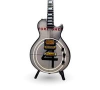 Ronzworld Guitar Gallery The Mini Axe™ Foreigner Guitare miniature « 4 » en bois, 25,4 cm, avec présentoir