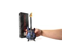 Ronzworld Guitar Gallery The Mini Axe™ New Jersey Guitare miniature en bois, 25,4 cm, avec support de présentation