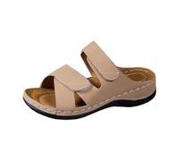 Roobeety Sandales d'été confortables pour femme - Semelle souple - Coupe large - Talon compensé antidérapant - Sandales ergonomiques - Sandales d'extérieur légères pour les balades en ville, Style R01