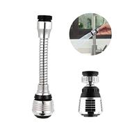 ROOBZE Combinaison longue et courte Douchette Robinet Cuisine 2 Pièces Rallonge Robinet Cuisine robinet pivotant à 360 ° tête de pulvérisateur Embout de robinet Convient pour la cuisine