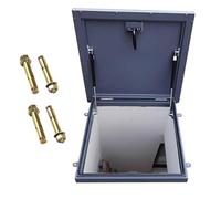 Roof Access Hatch Easy to Install, Galvanized Powder Coated Steel Roof Hatch, 20 24 26 28 32 34 36 38 40inch Basement Window Well Covers(90x90cm)