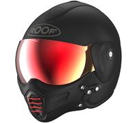 ROOF Casque moto Roadster Iron Matt Black / Red 58-M