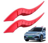 Roof Decor Horns, Vehicle Ornament Pair, Auto Modification with No Drill Install, Exterior Fixture with Strong Grip, 14.57x2.95x1.97 inches Travel Utility, Dragon Style Accessory for Daily Driving