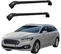 Roof Rack pour Ford Mondeo Wagon 2007-2019 Universal Barres de Toit en Aluminium Car Luggage Rack Side Bars Cross Bars pour Porte-vélos de Randonnée et de Camping(2 Pièces)