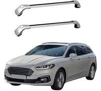 Roof Rack pour Ford Mondeo Wagon 2007-2019 Universal Barres de Toit en Aluminium Car Luggage Rack Side Bars Cross Bars pour Porte-vélos de Randonnée et de Camping(2 Pièces)