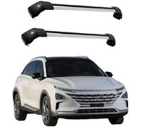 Roof Rack pour Hyundai Nexo 5 SUV 2019 2020 2021, Universal Barres de Toit en Aluminium Car Luggage Rack Side Bars Cross Bars pour Porte-vélos de Randonnée et de Camping(2 Pièces)