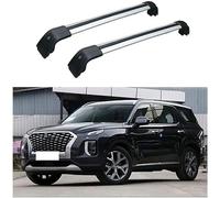 Roof Rack pour Hyundai Palisade 2019 2020 2021 2022-2023 Universal Barres de Toit en Aluminium Car Luggage Rack Side Bars Cross Bars pour Porte-vélos de Randonnée et de Camping(2 Pièces)
