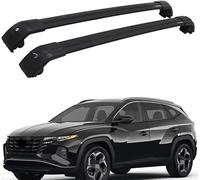 Roof Rack pour Hyundai Tucson 2020-2023 2024, Universal Barres de Toit en Aluminium Car Luggage Rack Side Bars Cross Bars pour Porte-vélos de Randonnée et de Camping(2 Pièces)