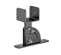 Roof Riser Brackets Heavy Duty - Adjustable Carbon Steel, Mounting Kit for Strong Roof Support Outdoor Hardware for Gazebo Carport Patio Pergola Installation Home Garden Dorm Structure Stability