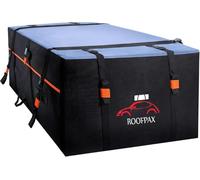 RoofPax 0,7 m³. Sac de Transport pour Toit Extra étanche, Double Fermeture éclair résistante aux intempéries, Tapis intégré, 10 Sangles d’arrimage Robustes pour Voitures avec ou sans Barres ou Rails