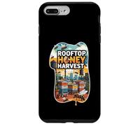 Rooftop Honey Harvest Urban Beekeeping Design Coque pour iPhone 7 Plus/8 Plus