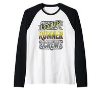 Rooftop Runner Crews City Fitness Athlète Urban Running Crew Manche Raglan