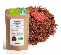 Rooibos Bio Baies Sauvages Fruits rouges - 100g (40 tasses) - Thé en vrac 100% Agriculture Biologique - Mes-Thés