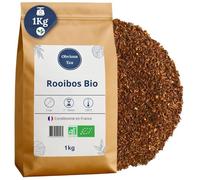 Rooibos Nature Bio - Infusion Vegan en Vrac, 100% Naturel, Sans OGM - Agriculture Biologique - Conditionné en France - Sachet 1 kg (500 Tasses)