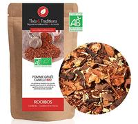 Rooibos pomme grillée cannelle BIO | Sachet 100g vrac | ★ Certifié Agriculture biologique ★