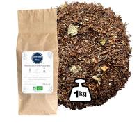 Rooibos Vanille Fraise Bio - Thé Rouge Vegan en Vrac, 100% Naturel, Sans OGM - Agriculture Biologique - Fabrication Française - Sachet 1 kg (500 Tasses)