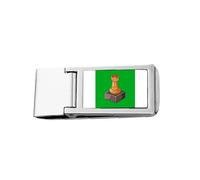 Rook Amusement Game Intellect Chariot Slim Pince à billets Support en acier inoxydable Portefeuille de poche