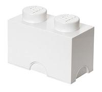 Room Copenhagen 40021735 Brique de rangement empilable 2, Plastique, Blanc, 18 x 25 x 12,5 cm