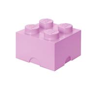 Room Copenhagen-40031738 Brique de Rangement empilable 4-Collection Design, 40031738, Light Purple, 25 x 18 x 25 cm