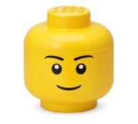 Room Copenhagen 4031 Boîte de rangement empilable, Plastique, Jaune, 16 cm