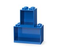 Room Copenhagen Étagère 41171731 – 2 pièces superposables en forme de brique LEGO Bleu