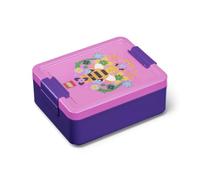 Room Copenhagen Lego - Boîte à déjeuner avec compartiments - Design emblématique - Durable et amusant pour les enfants - Violet - Passe au lave-vaisselle - Parfait pour les repas et les voyages