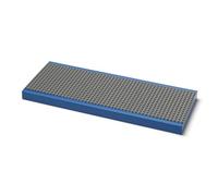 Room Copenhagen Lego Étagère murale, bleue, avec 3 panneaux de construction, étagère flottante, pour chambre d'enfant et décoration murale, étagère pour fans de Lego, 38,5 x 2,5 x 15 cm