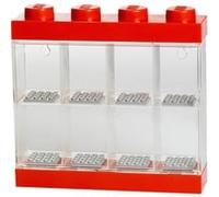 Vitrine pour 8 Figurines lego Display Case 8 Lego - Rouge