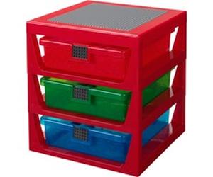 Room Copenhagen Rack à 3 tiroirs LEGO Iconic, Boîte de rangement