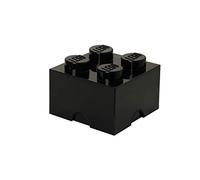 Room Copenhagen RC40031733 Lego Boîte de Rangement 4 Briques Plastique Noir 45 x 35 x 25 cm