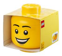 Room Copenhagen "Tête de rangement LEGO ""Happy Boy"", grande, Boîte de rangement"