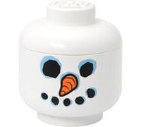 Room Copenhagen "Tête de rangement LEGO ""Snowman"", grande, Boîte de rangement"