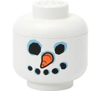 Room Copenhagen "Tête de rangement LEGO ""Snowman"", mini, Boîte de rangement"