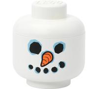 Room Copenhagen "Tête de rangement LEGO ""Snowman"", petite, Boîte de rangement"