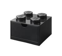 Rangements LEGO - Brique 4 tenons avec tiroir - noir - 5006312