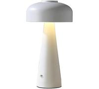 Room Lights Modern Simple Rechargeable Touch Dimming Desk Light Creative Warm Study Bed Bedside Lamp Living Kitchen Table Sample B&B Coffee Shop Dessert Lighting(Dark)