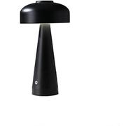 Room Lights Modern Simple Rechargeable Touch Dimming Desk Light Creative Warm Study Bed Bedside Lamp Living Kitchen Table Sample B&B Coffee Shop Dessert Lighting(Dark)