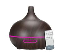 Room Oil Diffuser With Timer - 550ml Rechargeable Humidifier & LED Light | Home Scent Diffuser For Meditation, Yoga, Aromatherapy, Odor Removal, USB Charging, Relaxation, Spa, Bedroom, Office