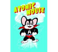 Room Studio 530172 Ultrasoft Atomic Mouse Tapis de Sol Polyester Bleu 70 x 2 x 100 cm