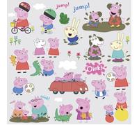 RoomMates Peppa Pig Stickers repositionnables multiples, Rose