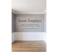 Room Templates: Empty Interior Backgrounds for Journaling, Scrapbooking & Collage