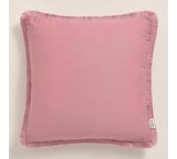 ROOM99 Boca Chica Housse de Coussin décorative, 40 x 40 cm, esthétique, Moderne, pour Chambre à Coucher, Salon, Style bohème, en Coton, Rose, 1 pièce